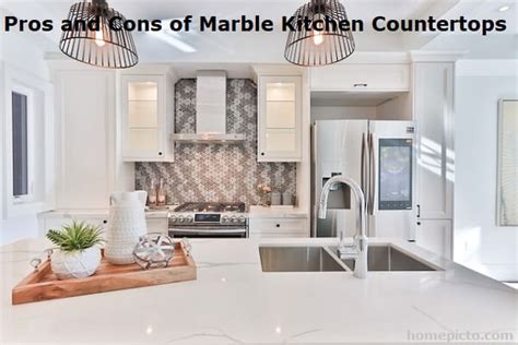 The Best Pros And Cons Of Marble Kitchen Countertops