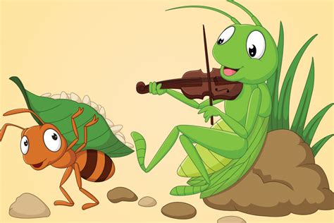 Maycintadamayantixibb Grasshopper And Ant Story With Moral