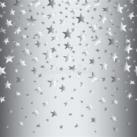 Silver Stars Background Stock Illustrations 33774 Silver Stars