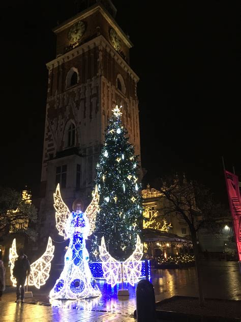 Krakow Poland Holiday Favorite Places Christmas Tree