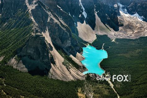 Fine Art Photography Print Of Moraine Lake Alberta Aerial Etsy Canada