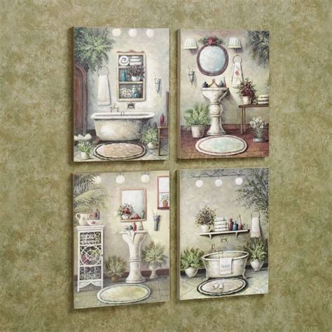 You can hold all of your essentials, like lotion, cotton balls and tweezers. Ideas : Bathroom Artwork With Impressive Art Contemporary ...