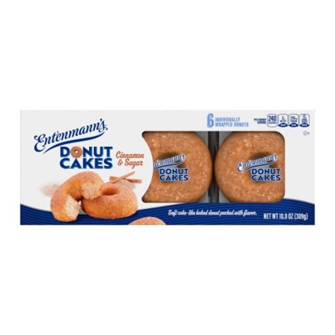 Entenmanns Donut Cakes Sugar And Cinnamon 109 Oz Kroger