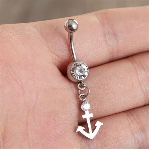 Belly Button Jewelry Belly Ring Navel Piercing Ring Etsy