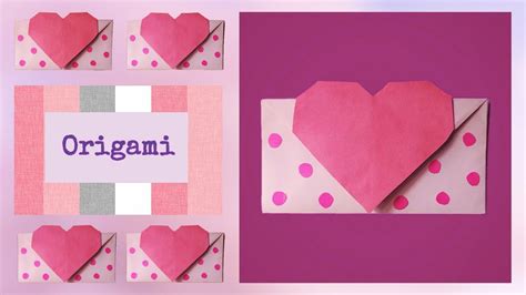 Cómo hacer un sobre para cartas Origami YouTube