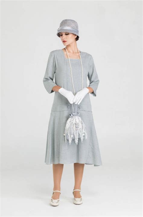 1920s Day Dresses Tea Dresses Mature Dresses With Sleeves