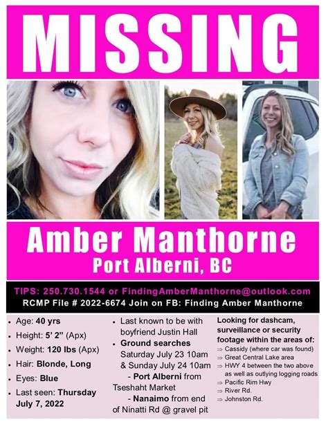 Amber Manthorne Disappearance 1 Year Later Citynews Vancouver