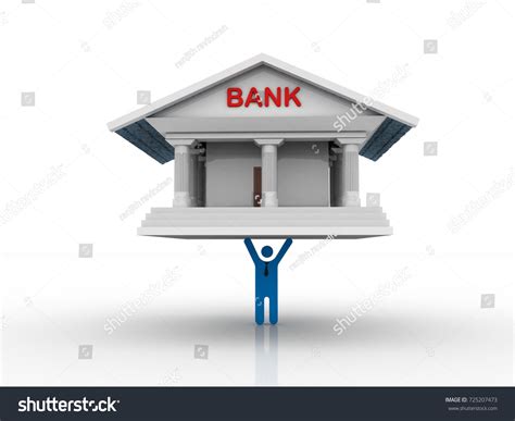 3d Rendering Build Bank Stock Illustration 725207473 Shutterstock