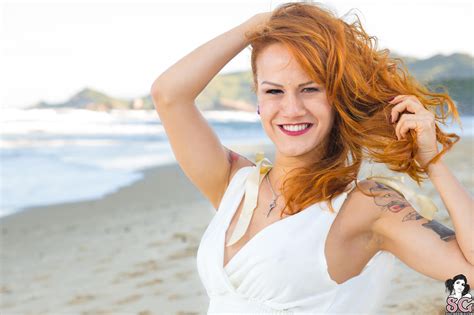 free download hd wallpaper suicide girls redhead tattoo dress beach felicity water