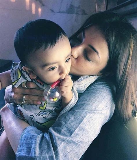 kajal with nisha agarwal son 😍 movie stars bollywood actress cute pictures