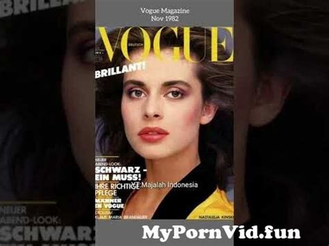 Nastassja Kinski Is On The Cover Of Vogue Majalahindonesia