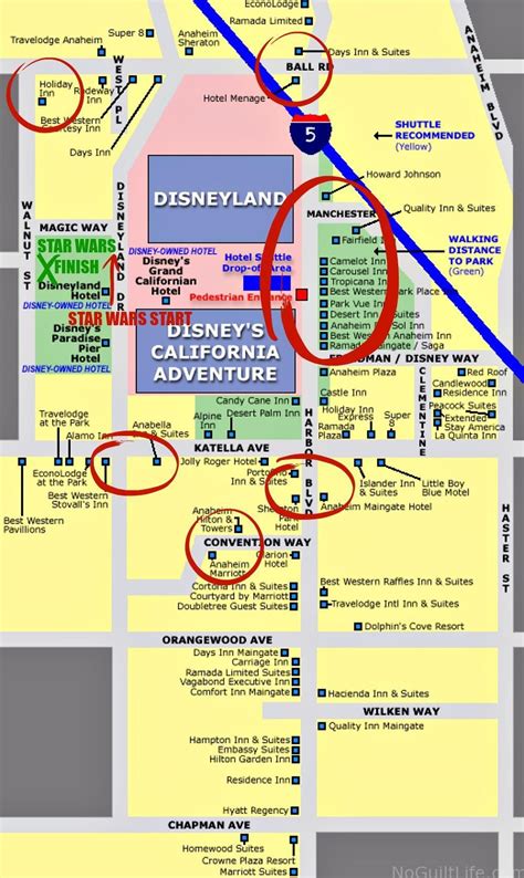 Map Of Hotels Around Disneyland Living Room Design 2020