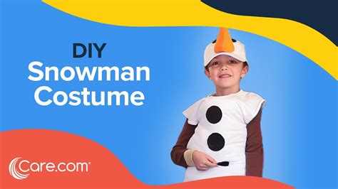 How To Make A Snowman Costume Easy Diy Halloween Youtube
