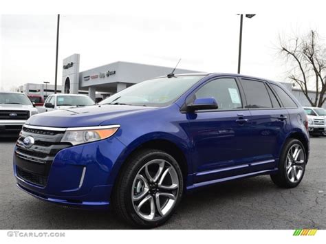 Deep Impact Blue Metallic 2013 Ford Edge Sport Exterior Photo 76790345