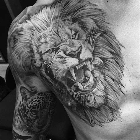 The 25 Best Lion Chest Tattoo Ideas On Pinterest Lion