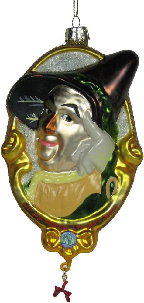 Kurt Adler Wizard Of Oz Blown Glass Scarecrow Christmas