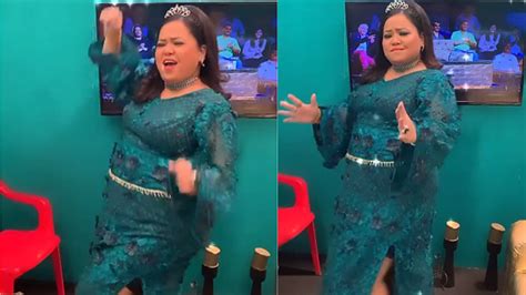 Duniya Jae Tel Lagane Comedian Bharti Singh Does A Bindass Hot Dance In Public Fans Cant Stop