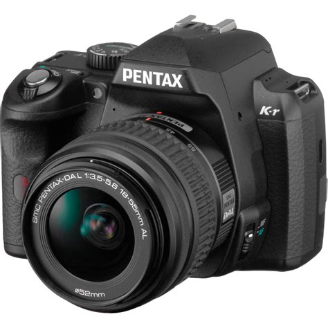 Pentax K R Digital Slr Camera With 18 55mm Zoom Lens Black