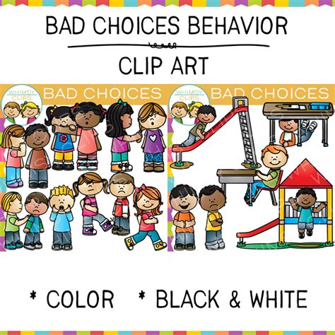 Bad Choices Clip Art Images And Illustrations Whimsy Clips