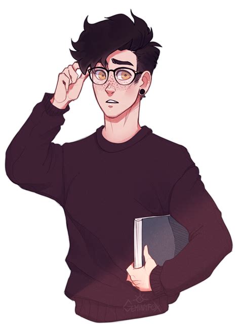 10 Best For Aesthetic Boy With Glasses Drawing Rings Art