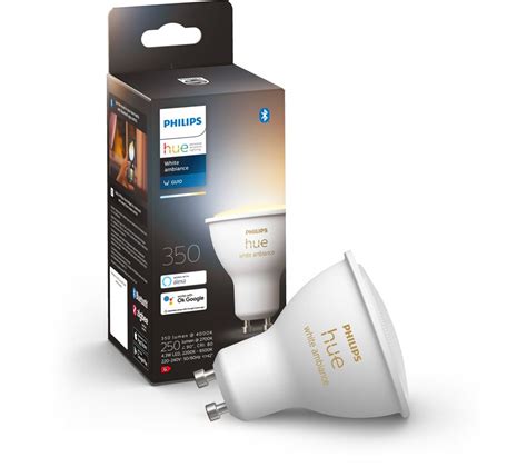 Philips Hue White Ambiance Smart Led Spotlight With Bluetooth Gu10