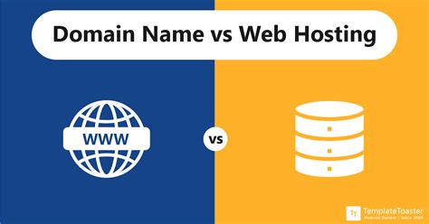 Domain Vs Web Hosting Differences TemplateToaster Blog