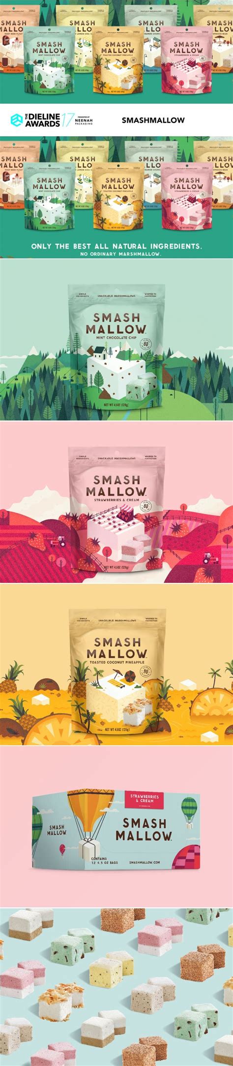The Dieline Awards 2017 Outstanding Achievements Smashmellow — The