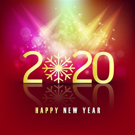 Vintage new year psd background. Happy New Year 2020 Red Background, 2020, 2020 New Year ...