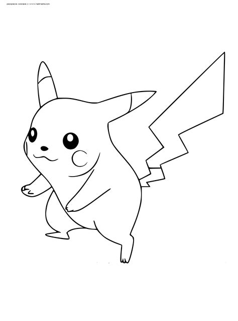 Dibujos De Pikachu Para Colorear Colorear Tus Dibujos