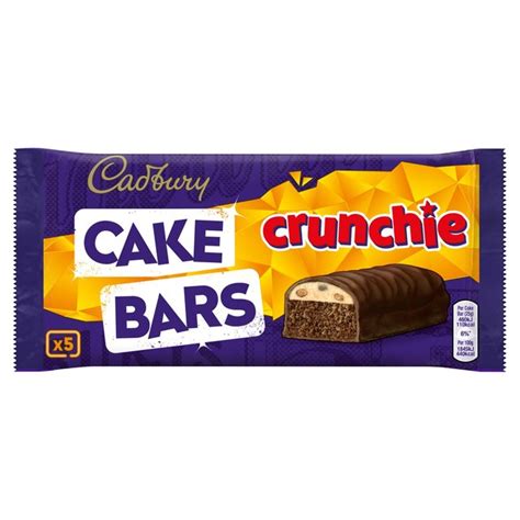 Cadbury Crunchie Cake Bars Ocado