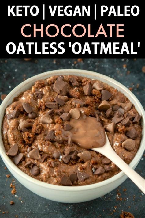 Warm and comforting, this version of oatmeal is perfect as a gluten free cereal alternative. Healthy Sweet Keto Breakfast Meal Prep Recipes (Vegan ...