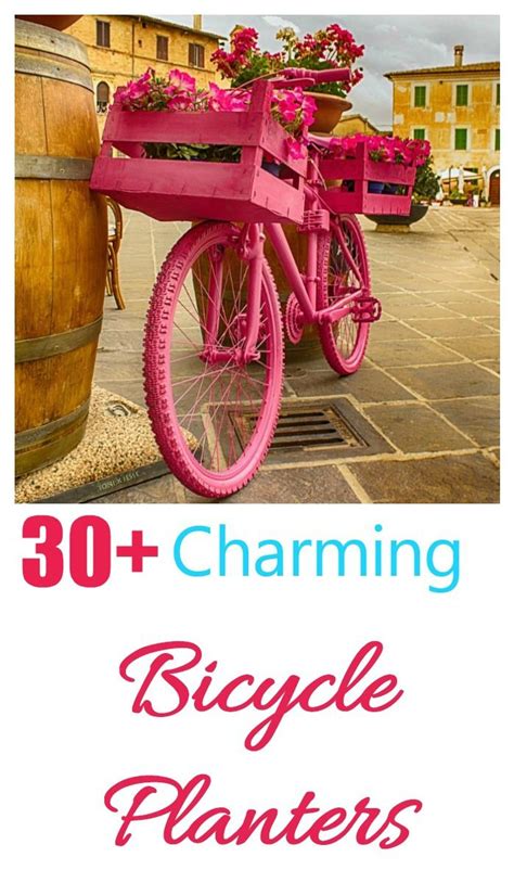 31 Fun And Whimsical Bicycle Planters For Your Garden And Yard
