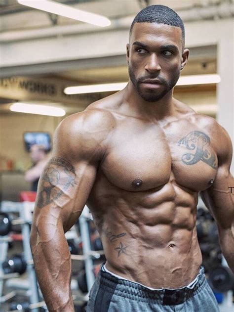 Black Men Muscles Black Male Models Bodybuilding Motivation Quotes