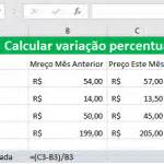 Como Calcular A Varia O Percentual No Excel Tudo Excel