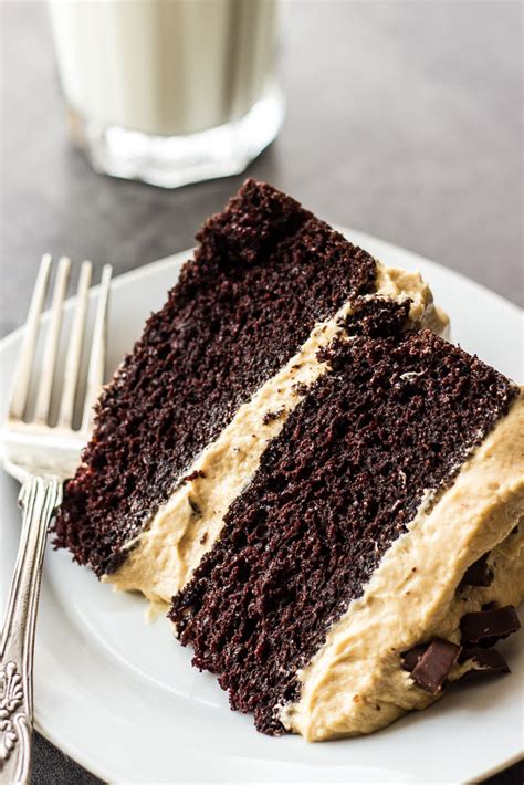 Chocolate Layer Cake With Creamy Peanut Butter Frosting The Beach