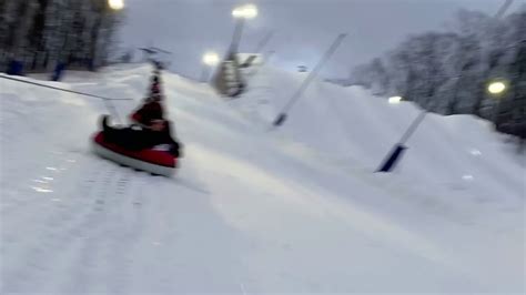 Tubing At Snow Valley Ski Resort Barrie Youtube