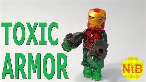 Lego Iron Man Toxic Armor Custom Minifigure Youtube