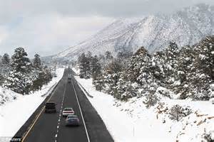 Arizona And New Mexico Hit By Massive Snow Storm As Rest Of Us Enjoys