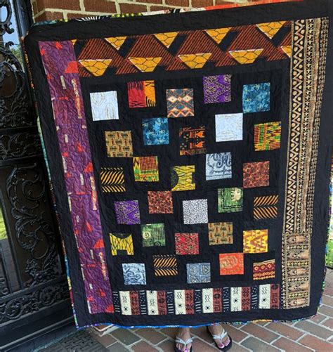 Scrappy African Fabric Alyce Foster 2018 African Fabric Quilts