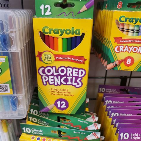 Crayola Colored Pencils 12 Ct Green Beans Toys
