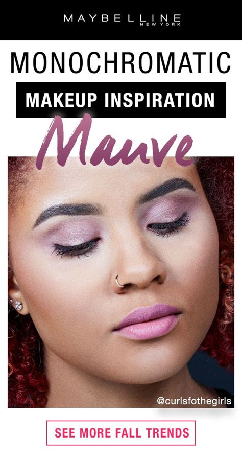 Monochromatic Mauve Makeup Is The Perfect Feminine Makeup Look For The