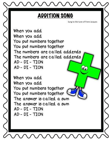 Great Addition And Subtraction Songs To Help The Kids Understand All