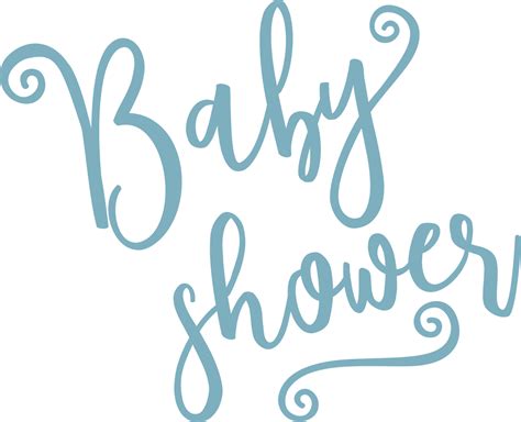 Mi Baby Shower Letras Baby Shower Ilustración Vector Embarazadas
