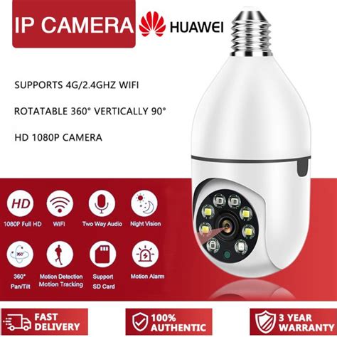 Huawei V380 Pro Cctv Camera Connect Cellphone Hd 1080p Can Be Rotated
