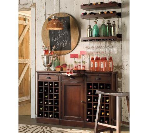 Decorate your home walls with wall art, photo frames, keyholders & more wall decor items at myntra. Modular Open Wine Buffet Finished in Mahogany
