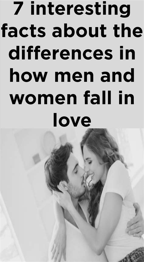 7 Interesting Facts About The Differences In How Men And Women Fall In
