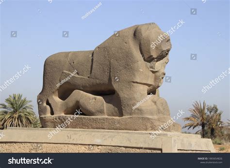 Lion Babylon Blue Sky 2600 Years Stock Photo 1965654826 Shutterstock