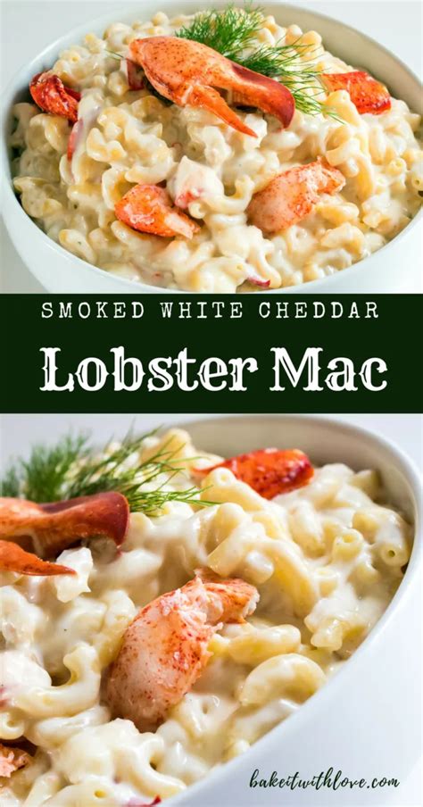 White Cheddar Lobster Macaroni And Cheese Recipe Lobster Recipes