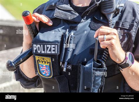 Uniforme De Policía Alemán Policía Alemana Mujer De Alemania