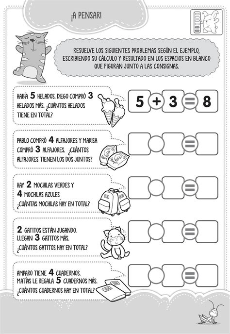 Problemas Matematicos Para Primer Grado Para Imprimir Verbios